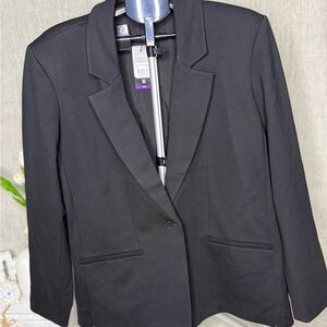 Express Black Single-Button Women's Blazer